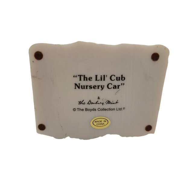 Boyds Bears Lil Cub Nursery Car Christmas Figurine - Picture 5 of 5